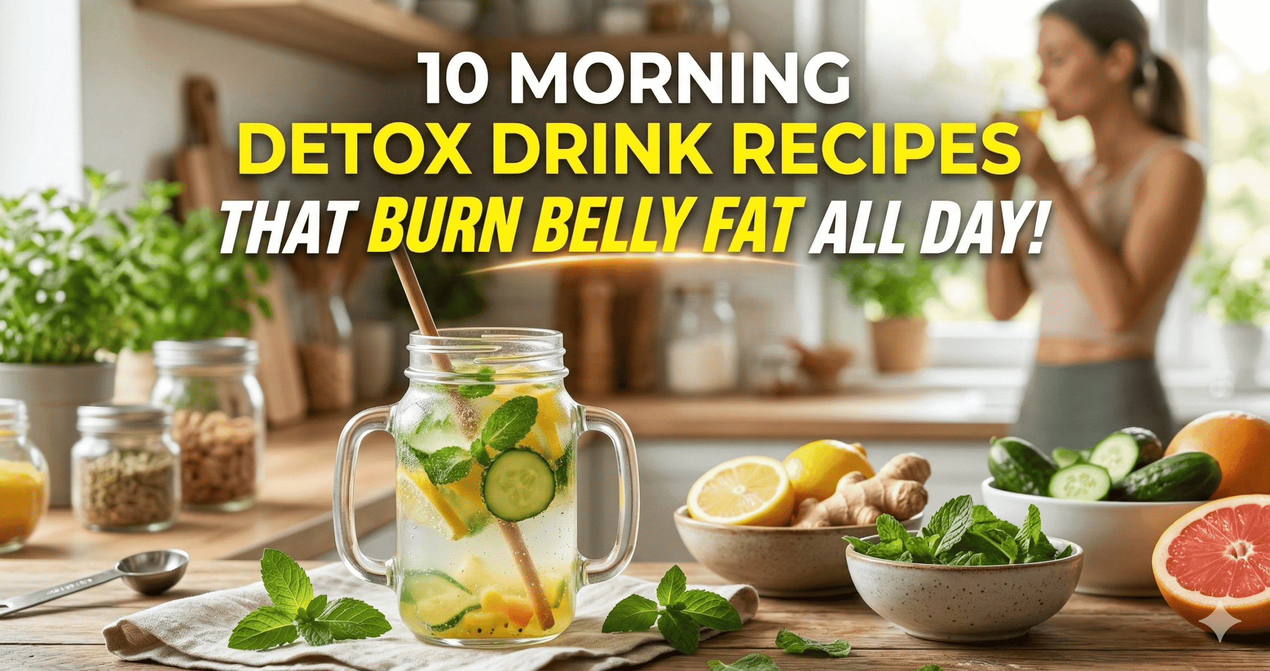 Morning Detox Drink Recipes That Burn Belly Fat All Day