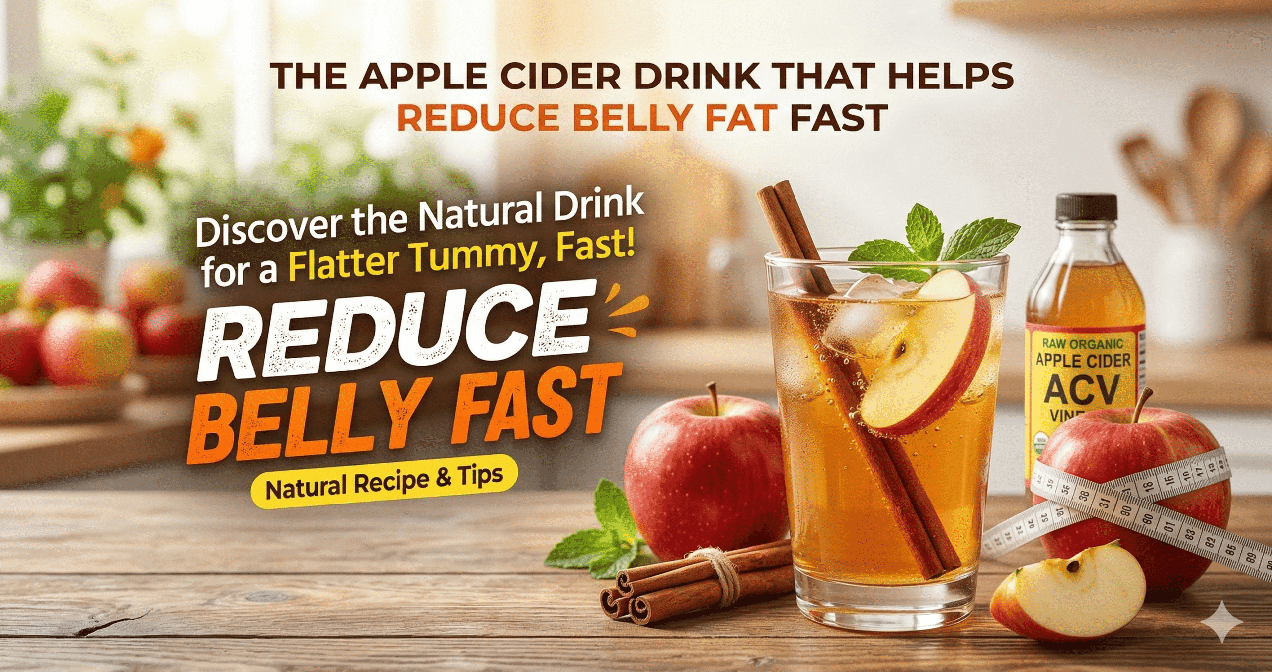 Apple Cider Drink That Helps Reduce Belly Fat Fast