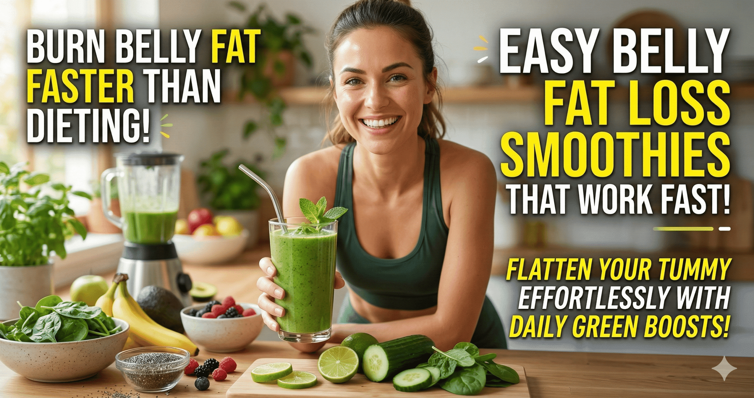 Easy Belly Fat Loss Smoothies That Work Faster Than Dieting