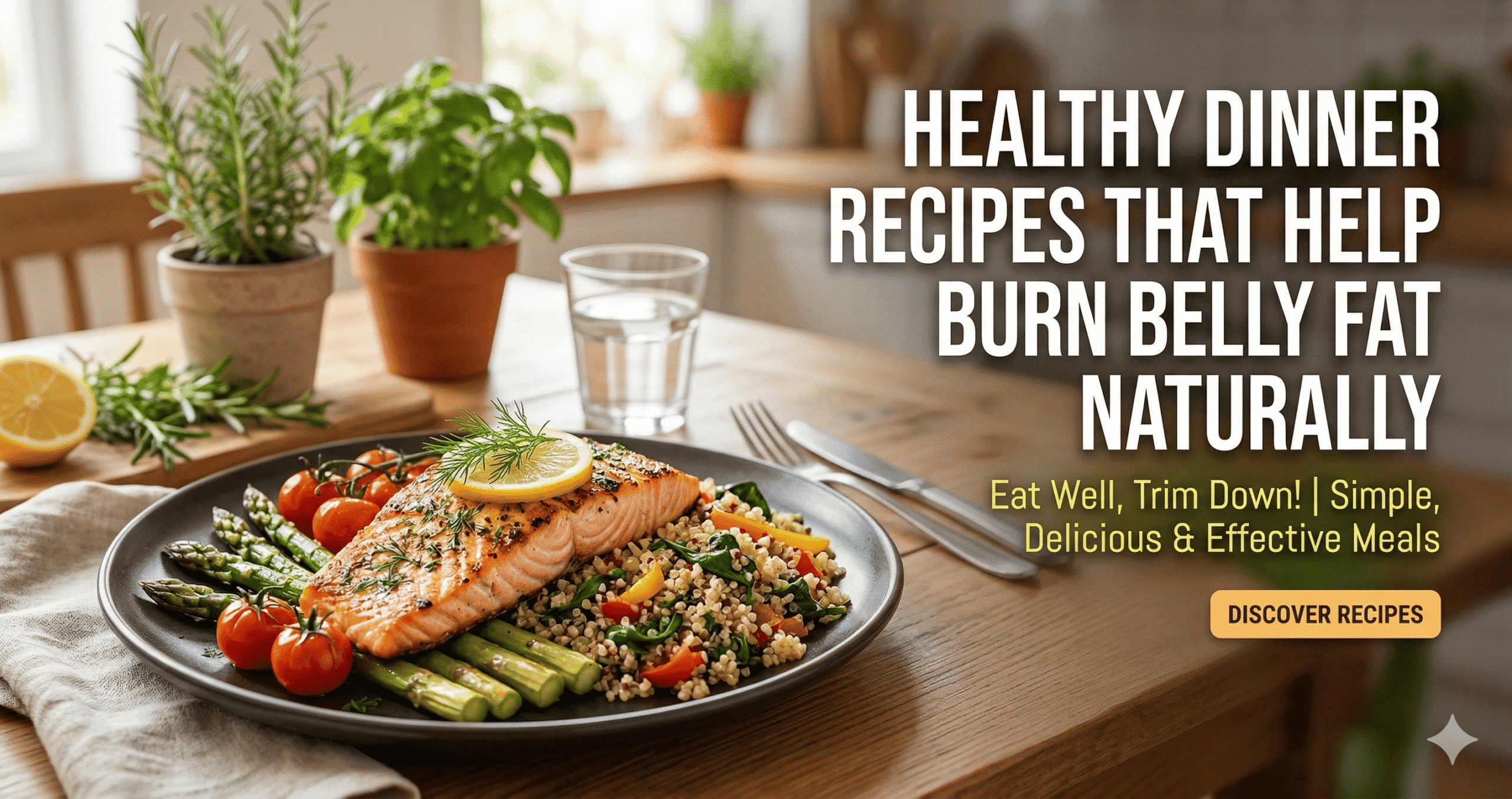 Healthy Dinner Recipes That Help Burn Belly Fat Naturally