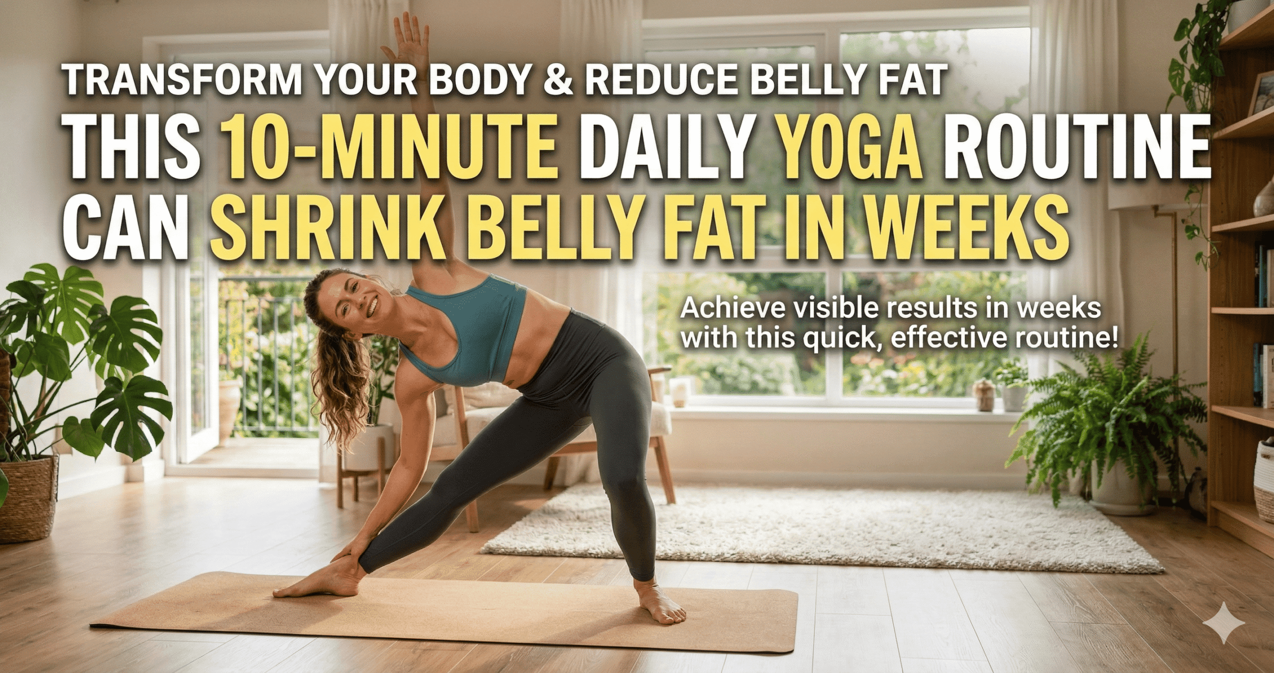 10-Minute Daily Yoga Routine Can Shrink Belly Fat in Weeks