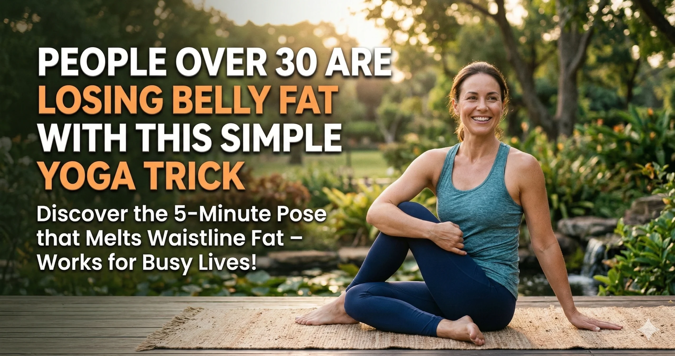 Losing Belly Fat With This Simple Yoga Trick